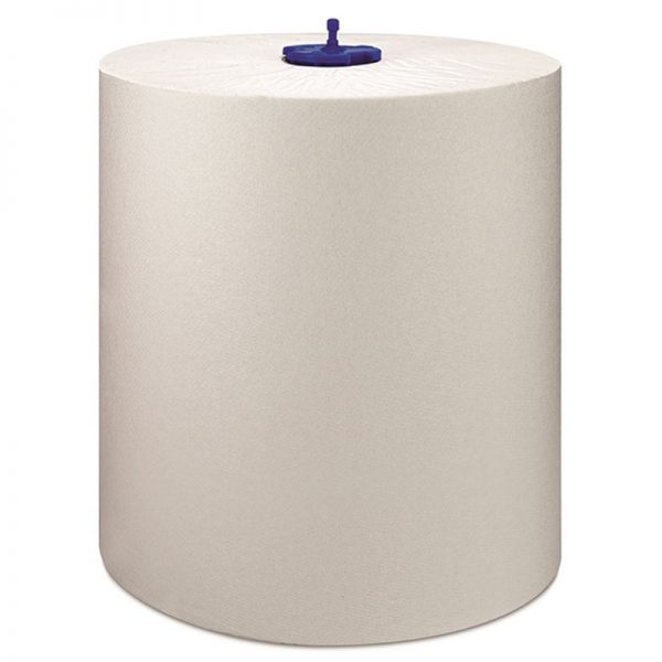 Carton de 6 Rouleaux d essuie mains 1 pli blanc 21cmx280m H1