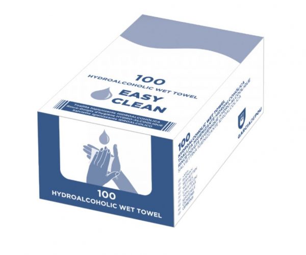 Carton de 1500 Rince doigts hydroalcooliques 6x8cm biodegradables