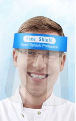 Visieres de protection anti-projections paquet de 10