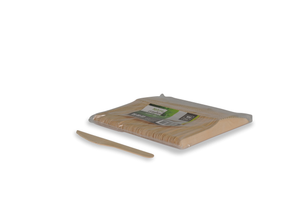 Couteaux bois 16,5cm sachet de 100