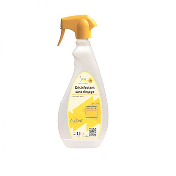Spray nettoyant desinfectant sans rin?age 750ml