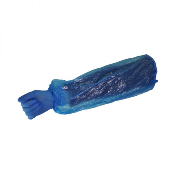 Charlottes clip PP en non tisse bleues 48cm sachet de 100