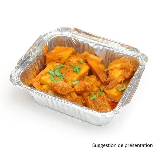 Carton de 500 Barquettes aluminium operculable 685ml