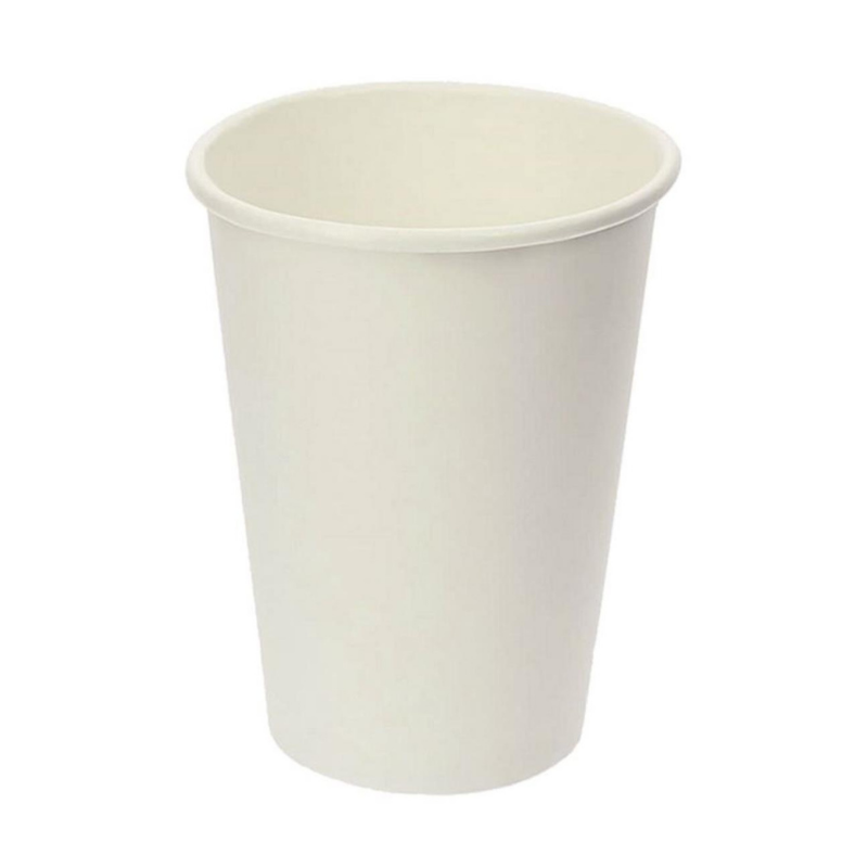 Gobelet blanc en carton décor Splash 550ml 90mm H95mm