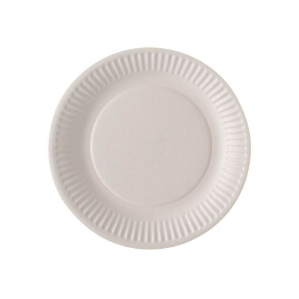 Assiettes carton blanc 15cm paquet de 100