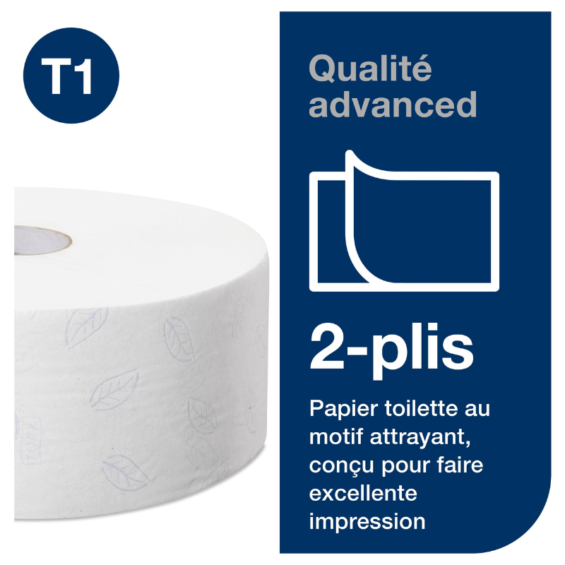 Rouleau d'essuie-tout - qualité alimentaire - 2 plis et 3 plis - bleu