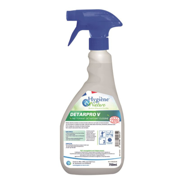 Detartrant liquide cuisine ecologique Detarpro V - 1 flacon de 750ml - Hygiene et Nature