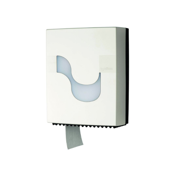 Distributeur papier toilette Mini Jumbo blanc - 1 piece - Celtex