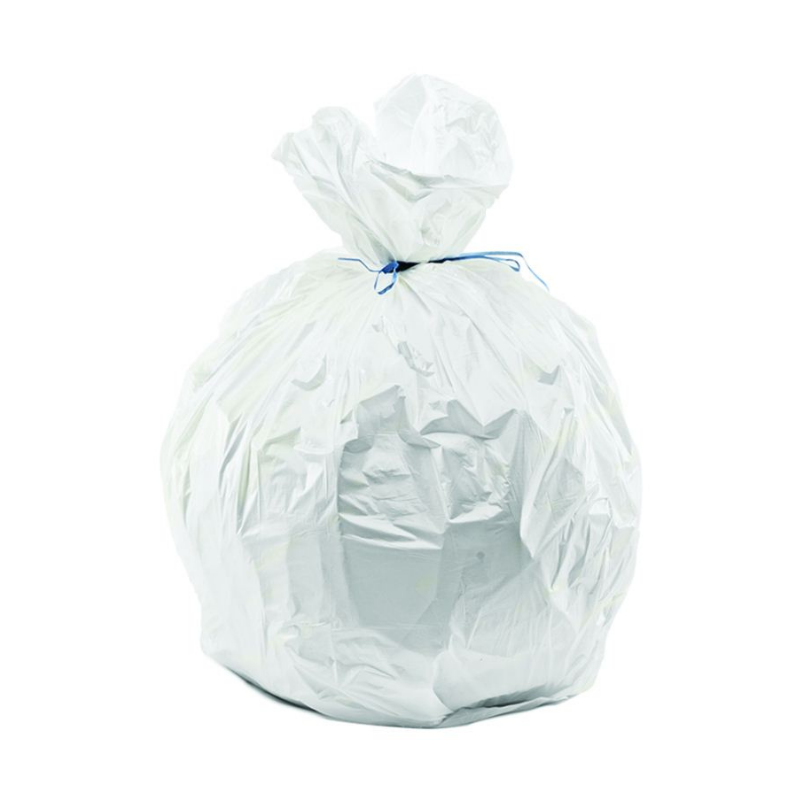 Sac poubelle PEHD blanc 20l - 1 rouleau de 50