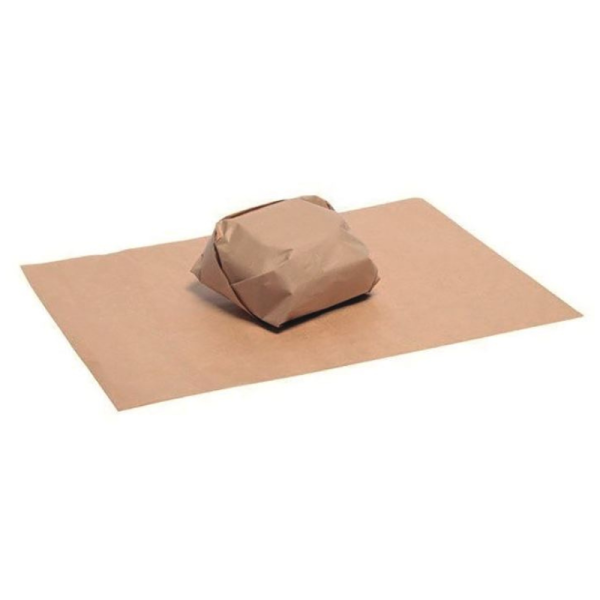 Feuille papier kraft ingraissable pour burger 28x34cm - carton de 1000