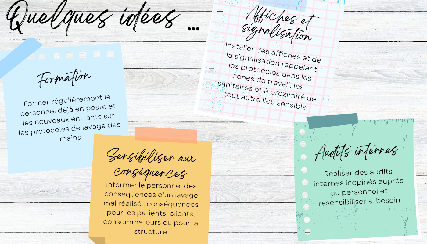 Idees de sensibilisation lavage des mains